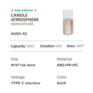 <span class=keywords><strong>Diffusore</strong></span> di Aromi a Fiamma da 32ml con Batteria, Connessione USB, Luce Ambientale, <span class=keywords><strong>Diffusore</strong></span> Wireless per Casa, Mini <span class=keywords><strong>Diffusore</strong></span> di Aromi all'Ingrosso - Product Image 6