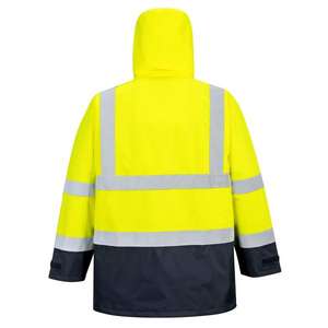 PORTWEST - S768YNRM Hi-vis Executive 5-en-1 chaqueta azul marino amarilla/azul-EAN 5036108168262 ROPA DE TRABAJO DE LA HI-VIS - Product Image 2