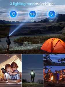 Được xây dựng trong cáp ngân hàng điện 30000mAh năng lượng mặt trời sạc không dây PD nhanh chóng sạc di động năng lượng mặt trời sạc không thấm nước ngân hàng điện - Product Image 2