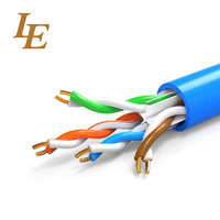 Kabel LAN Jaringan CAT5e SFTP U/FTP F/UTP Berpelapis PVC dan Pelindung Aluminium Foil 1m 3m