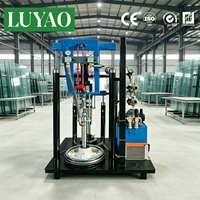 Extrudeuse semi-automatique de mastic bicomposant avec contrôle précis du rapport de mélange pour la production de verre isolant à double vitrage