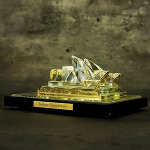 Mô hình <span class=keywords><strong>Taj</strong></span> <span class=keywords><strong>Mahal</strong></span> bằng đồng khảm pha lê khắc thủ công đặt hàng OEM, quà lưu niệm sang trọng, điểm tham quan văn hóa, đồ sưu tầm - Product Image 3