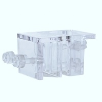 Support de tuyau en acrylique pour aquarium, pince réglable pour tuyau d'entrée/sortie de filtre d'aquarium, support transparent sécurisé