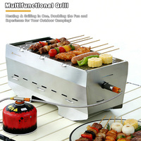 Barbecue à gaz extérieur certifié CE en acier inoxydable pour usage commercial et résidentiel, idéal pour les jardins – Fabricant OEM – Gaz sûr