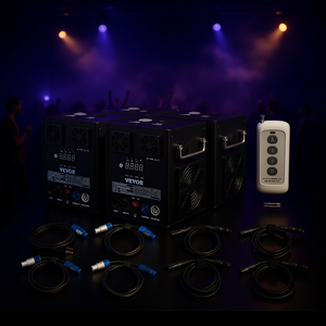 Équipement d'éclairage de scène Vevor 500W, 4 projecteurs LED DMX à télécommande pour mariages et spectacles musicaux - Product Image 2