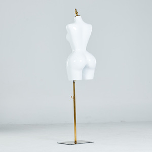 <span class=keywords><strong>Taille</strong></span> L Peinture blanche brillante Corps en plastique européen américain Gros seins Gros cul Magasin de vêtements Mannequins féminins grande <span class=keywords><strong>taille</strong></span> - Product Image 3