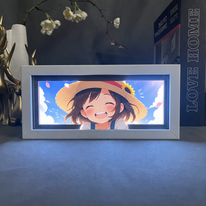 Lámpara de Papel Tallado en 3D con Diseño Personalizado de 240 Personajes de Dibujos Animados, Eevee, Charmander, Sylveon, Luz LED de Anime, Cubierta de Acrílico ABS - Product Image 4