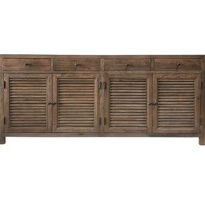 Aparador de Madera Reciclada de Estilo Rústico de Alta Calidad, Mueble Auxiliar para Pasillo, Gabinete de Madera para Sala de Estar - Product Image 2