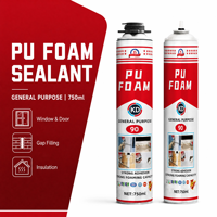 Mousse expansive en polyuréthane ignifuge, isolation acoustique, rembourrage pour portes et fenêtres, projets de construction, en vrac