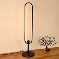 Lampe de table LED TIANHUA à changement de couleur RVB avec anneau lumineux, commande multifonctionnelle et veilleuse