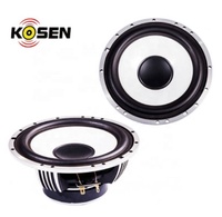 Speaker Mobil aluminium 6.5 "die-casting kerucut hewan peliharaan bahan baru Jepang untuk set komponen mobil