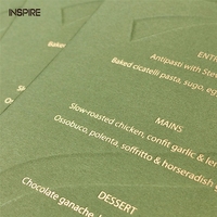 Service personnalisé de haute qualité A4 A5 A6 affiche Restaurant Menu Flyer impression avec papier Offset et carton pour les petites entreprises