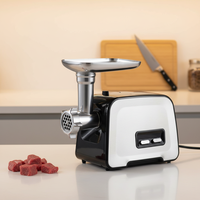 Hachoir à viande multifonctionnel pratique AZ-MG090 220-240 V UE avec panneau décoratif en acier inoxydable pour usage domestique
