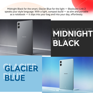 แท็บเล็ตพีซี Blackview รุ่นใหม่ LINK 2 ขนาด 8.68 นิ้ว อัตรารีเฟรช 60Hz แรม 4GB ความจุ 128GB Octa Core ระบบปฏิบัติการ Android 15 แบตเตอรี่ 5000mAh - Product Image 5