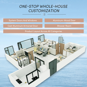 <span class=keywords><strong>Puerta</strong></span> Plegable de Aluminio de Doble Vidrio, Estilo Moderno, para Hotel o Restaurante, Modelo OUNA AS2047 TOMA - Product Image 3