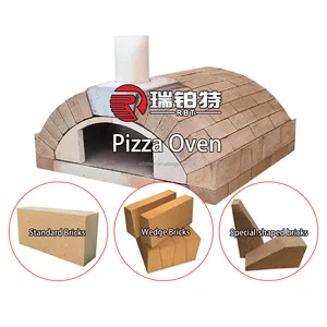 Ladrillo de arcilla de fuego de Venta caliente del fabricante de China para hornos de pizza de leña