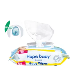 Custom Cleansing Hand Breathable Surface Eco Disposable Babys Wet Wipes for Babies