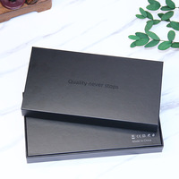 Boîte cadeau en carton ondulé noir personnalisée YZ, adaptée aux boîtes en papier de luxe, boîte cadeau magnétique pour le stockage d'accessoires électroniques, sécurité