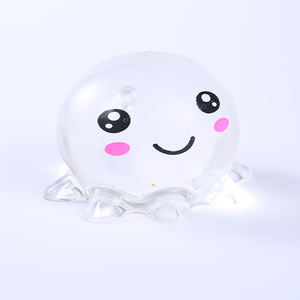 Nouveauté <span class=keywords><strong>2023</strong></span> Jouet poulpe transparent Animal marin Jouets farces et attrapes en maltose Jouets à presser en peluche pour enfants - Product Image 2