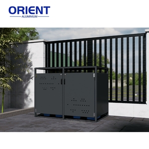 Vente en gros <span class=keywords><strong>Poubelle</strong></span> de rangement extérieure en métal Facile à assembler <span class=keywords><strong>Abri</strong></span> <span class=keywords><strong>pour</strong></span> <span class=keywords><strong>poubelle</strong></span> résidentielle - Product Image 4