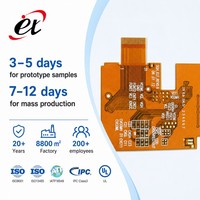 Fabrication de circuits imprimés flexibles FPC en polyimide de qualité supérieure, fabricant de circuits imprimés flexibles à une seule face sur mesure avec livraison rapide