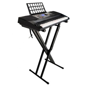 Bàn phím điện tử hai ống hình chữ X có thể điều chỉnh được Giá đỡ nhạc cụ phổ dụng kéo bằng tay - Product Image 4