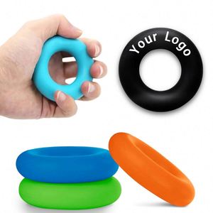 Custom Logo Donut Shape Hand Grip Strengthener for Finger & Wrist Exercise, Carpal Tunnel Relief Promotional <b>Gifts</b> - Product Image 1