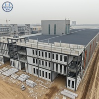 Usine de transformation alimentaire préfabriquée en structure métallique à assemblage rapide Yuhui pour ligne de production de fruits, directement de l'usine