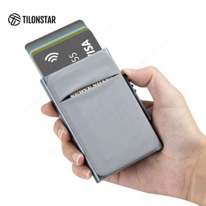 กระเป๋าสตางค์แบบป๊อปอัพอลูมิเนียม TILONSTAR TWM107c ป้องกัน RFID สำหรับใส่บัตรประชาชนและบัตรเครดิตสำหรับผู้ชาย ขายส่งและรับผลิตตามสั่ง - Product Image 2