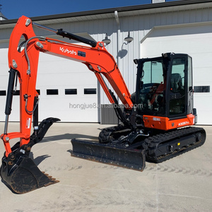 Miniexcavadora Kubota KX057 Usada 100% Original <span class=keywords><strong>de</strong></span> 5.5 Toneladas con Motor, Caja <span class=keywords><strong>de</strong></span> Cambios, Bomba y Personalización Disponible para Trabajos Urbanos - Product Image 2