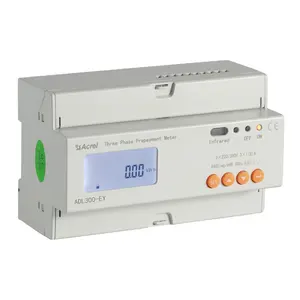 Acrel ADL300-EY medidor elétrico pré-pago inteligente com RS485 din rail instalação IoT nuvem plataforma