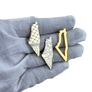 Spilla smaltata personalizzata a forma di anguria, prodotti palestinesi, spille da bavero in smalto morbido e duro, regali artigianali in metallo - Product Image 3