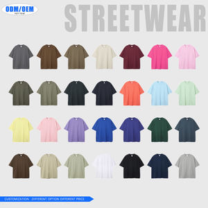 Camiseta de Algodón <span class=keywords><strong>100</strong></span>% con Logotipo Personalizado, Tela de 230 GSM, Camiseta de Alta Calidad para Hombre y Mujer, Patrones y Logotipos Personalizables - Product Image 2