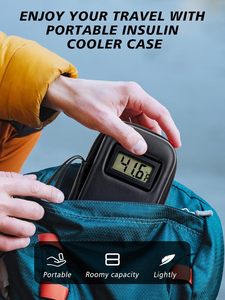 Estuche Refrigerador de <span class=keywords><strong>Insulina</strong></span> EVA con Pantalla Electrónica - Refrigerador Portátil para Diabéticos <span class=keywords><strong>sin</strong></span> Hielo - Product Image 6