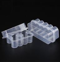 Boîte de rangement en plastique PP de qualité industrielle, empilable, rectangulaire, avec support pour logo personnalisé