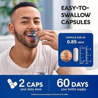 Compléments alimentaires pour la santé des nerfs en marque privée, capsules d'acide alpha-lipoïque avec vitamines, capsules ALA pour la protection antioxydante et le soutien des nerfs