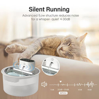 Fontaine à eau pour animaux de compagnie sans fil OEM 4L à piles avec capteur radar, distributeur d'eau pour animaux, fontaine à eau pour chien sans fil