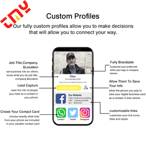 Phong cách mới trống RFID Antenna tag215 216 kiểm soát truy cập khóa cửa phương tiện truyền thông xã hội thanh toán NFC thẻ kinh doanh với mã QR - Product Image 4