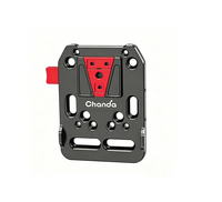 Mini plaque de batterie V-Mount en alliage d'aluminium, accessoire universel pour appareil photo V-Lock, fixation rapide, légère, flexible, haute qualité