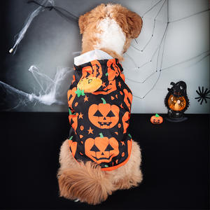 2025 Halloween nueva ropa para mascotas trajes fiesta de Halloween suministros perro gato calabaza Sudadera con capucha - Product Image 5