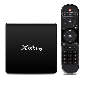 X88 KING PRO Android 9,0 TV Box <span class=keywords><strong>Amlogic</strong></span> <span class=keywords><strong>S922X</strong></span> 4GB LPDDR4 128GB ROM 2,4G + 5,8G Dual WiFi BT 5,0 4K @ 60Hz Set Top Box - Product Image 1