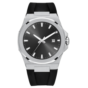 Montre de sport pour homme de luxe personnalisée, acier inoxydable 316L, saphir, analogique, multifonction, chronographe, résistante à l'eau, bracelet en caoutchouc - Product Image 3