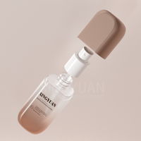 Flacon pulvérisateur aérosol vide en plastique portable de 100 ml, anti-fuite, personnalisable, pour brume hydratante fixatrice pour le visage, à dégradé plat