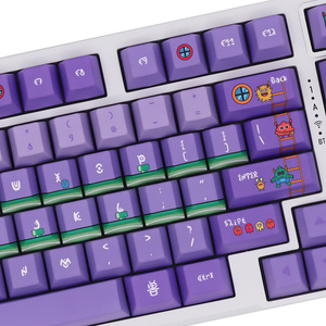 Teclas Personalizadas de Monstruo en Verde y Morado, Perfil Cherry para Teclado Mecánico Cherry <span class=keywords><strong>MX</strong></span> 60%, 151 Teclas, Espacio 7U - Product Image 5