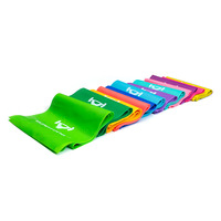 Bandas Elásticas Largas para Fisioterapia, Pilates, Estiramiento, Resistencia, Yoga y Ejercicio