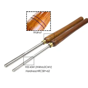 TASP वी के आकार का बांसुरी Woodworking धुरी Roughing मोड़ लकड़ी खराद के लिए छेनी 1/2 "और 3/8" कटोरा गोलची एचएसएस Woodturning उपकरण