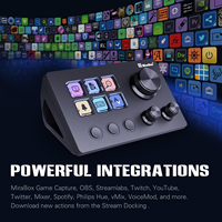 MiraBox N3 LCD Stream Dock - Clavier macro à trois boutons le plus vendu, compatible avec Windows et Mac OS
