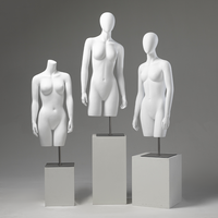 Mannequin féminin de conception unique pour l'affichage de robe femmes abstraites haut du corps