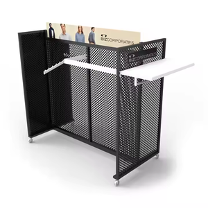 Support d'affichage de magasin moderne pliable en métal pour gondole de vente au détail, support de vêtements pour boutique de vêtements - Product Image 4