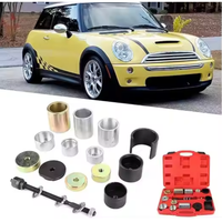 Kit d'outils de dépose de silentblocs robuste 16 pièces pour la réparation de suspension BMW et l'extraction de bagues de sous-châssis